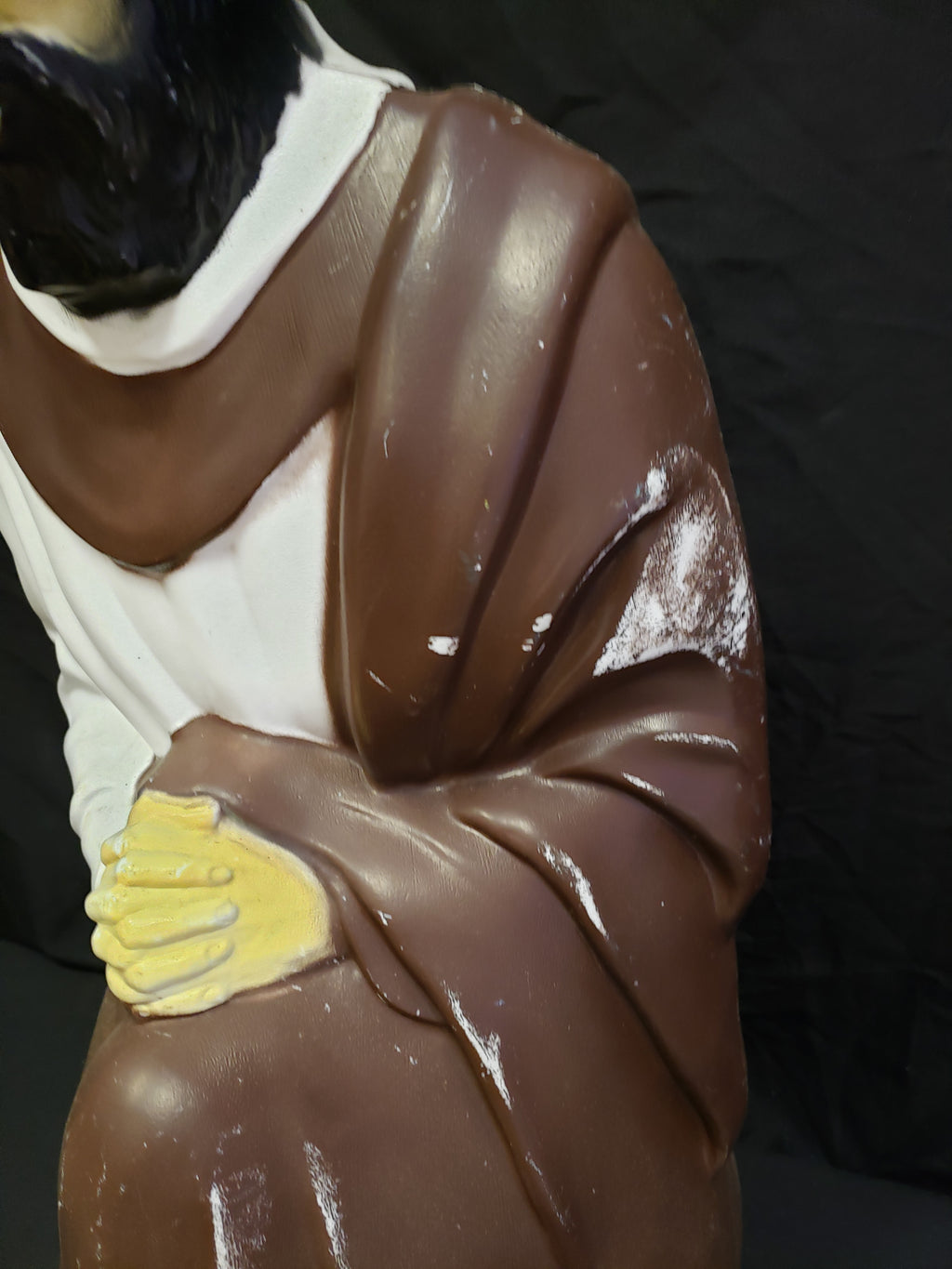 Vintage Christmas Outdoor Brown Joseph Blow Mold 27" (lot 2258)