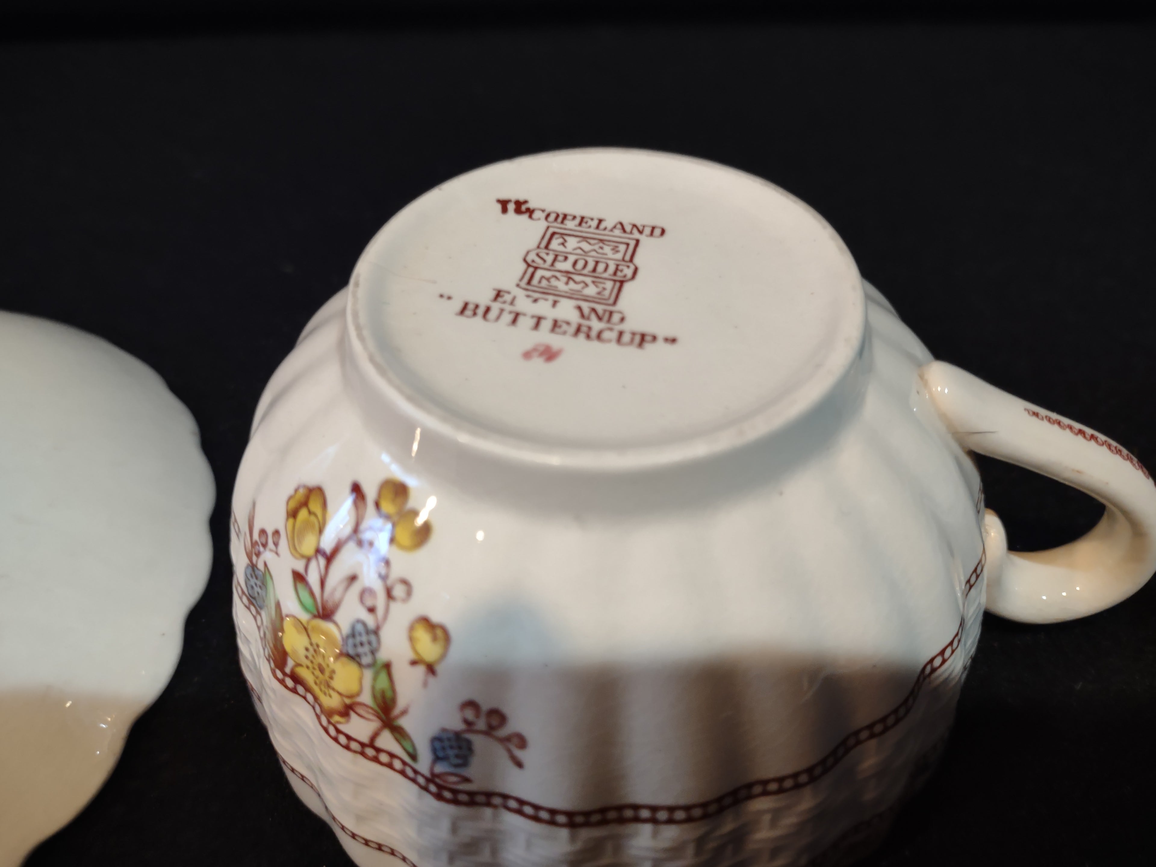 Vintage Spode Delft Plate English Countryside Ironstone (lot 5751)