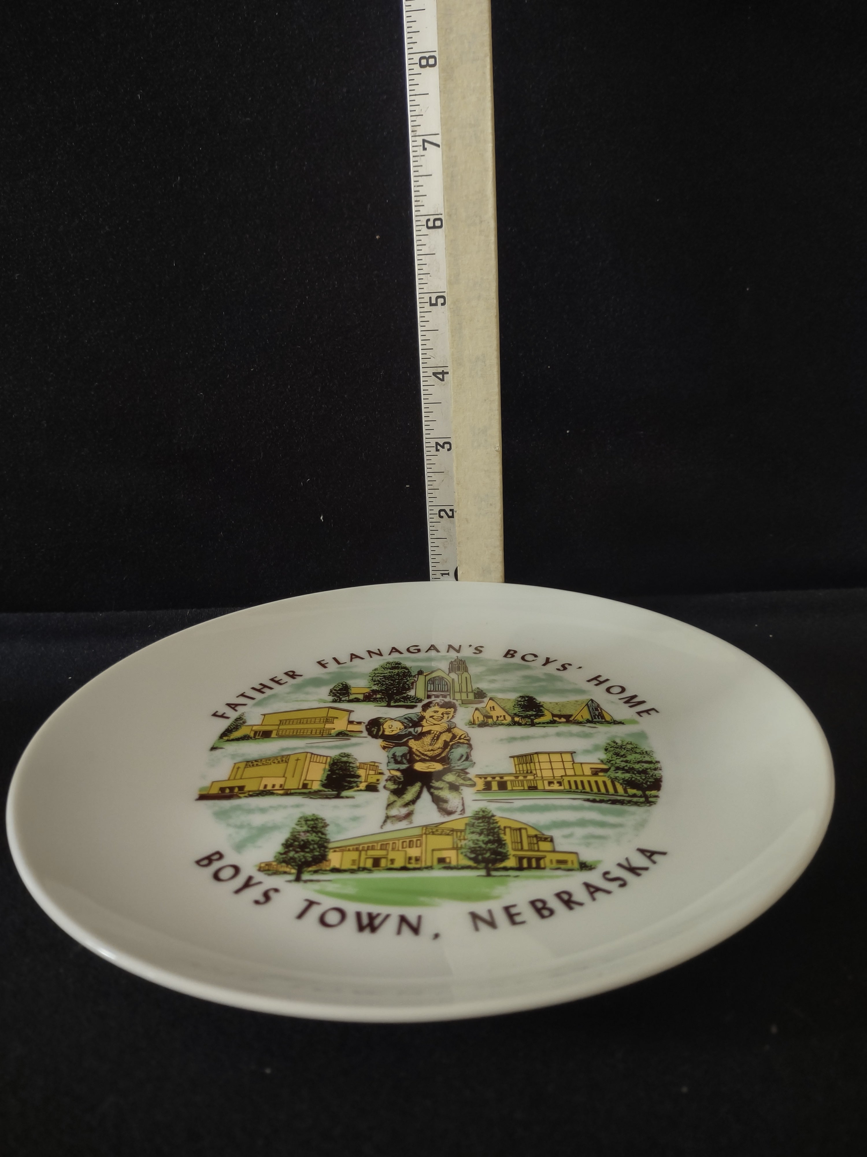 Vintage Father Flanagan's Boys' Home 8 " Plate (Lot 3309)