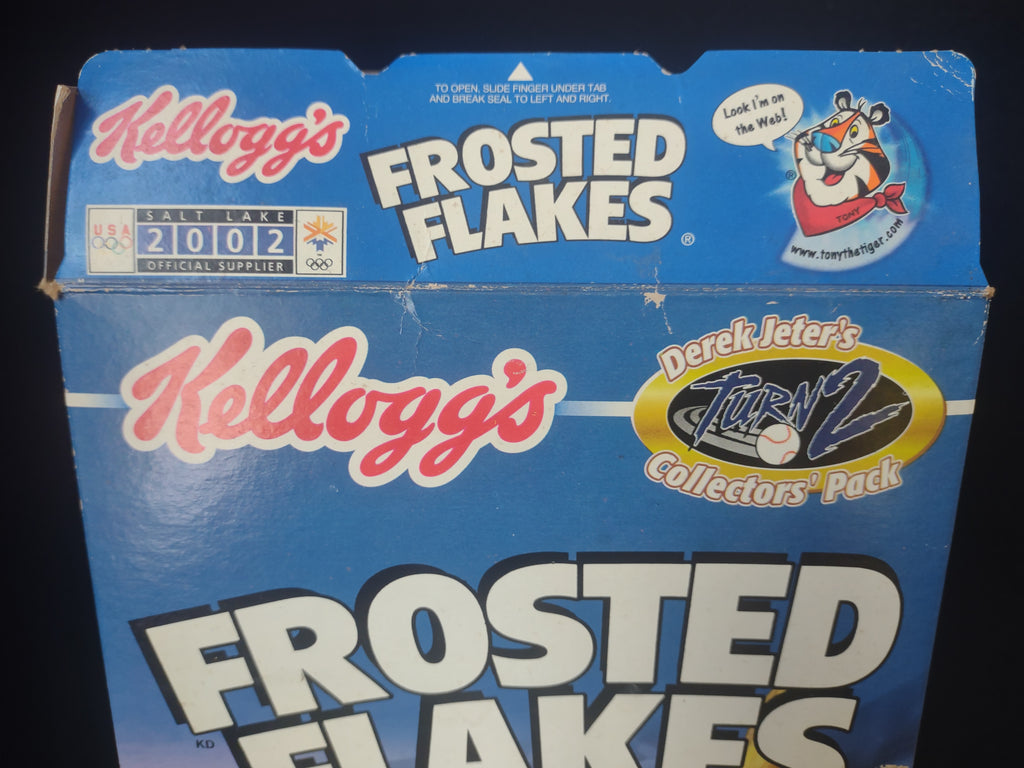 Vintage CollectibleKellogg's Frosted Flakes Empty Box Derek Jeter (lot 2171)