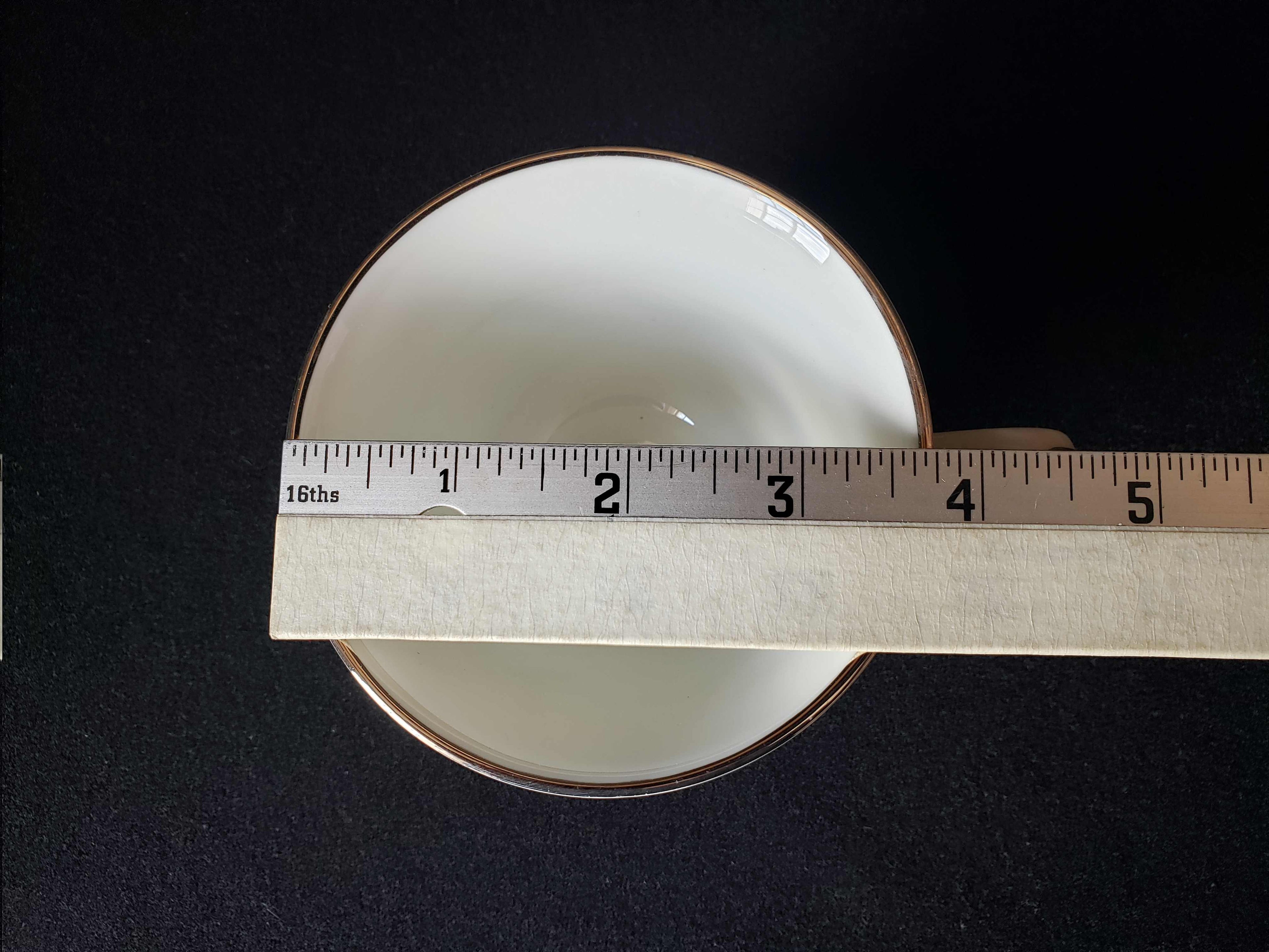 Vintage Lenox Oxford Bone China Holyoke Tea Cup with Saucer (lot 1939)