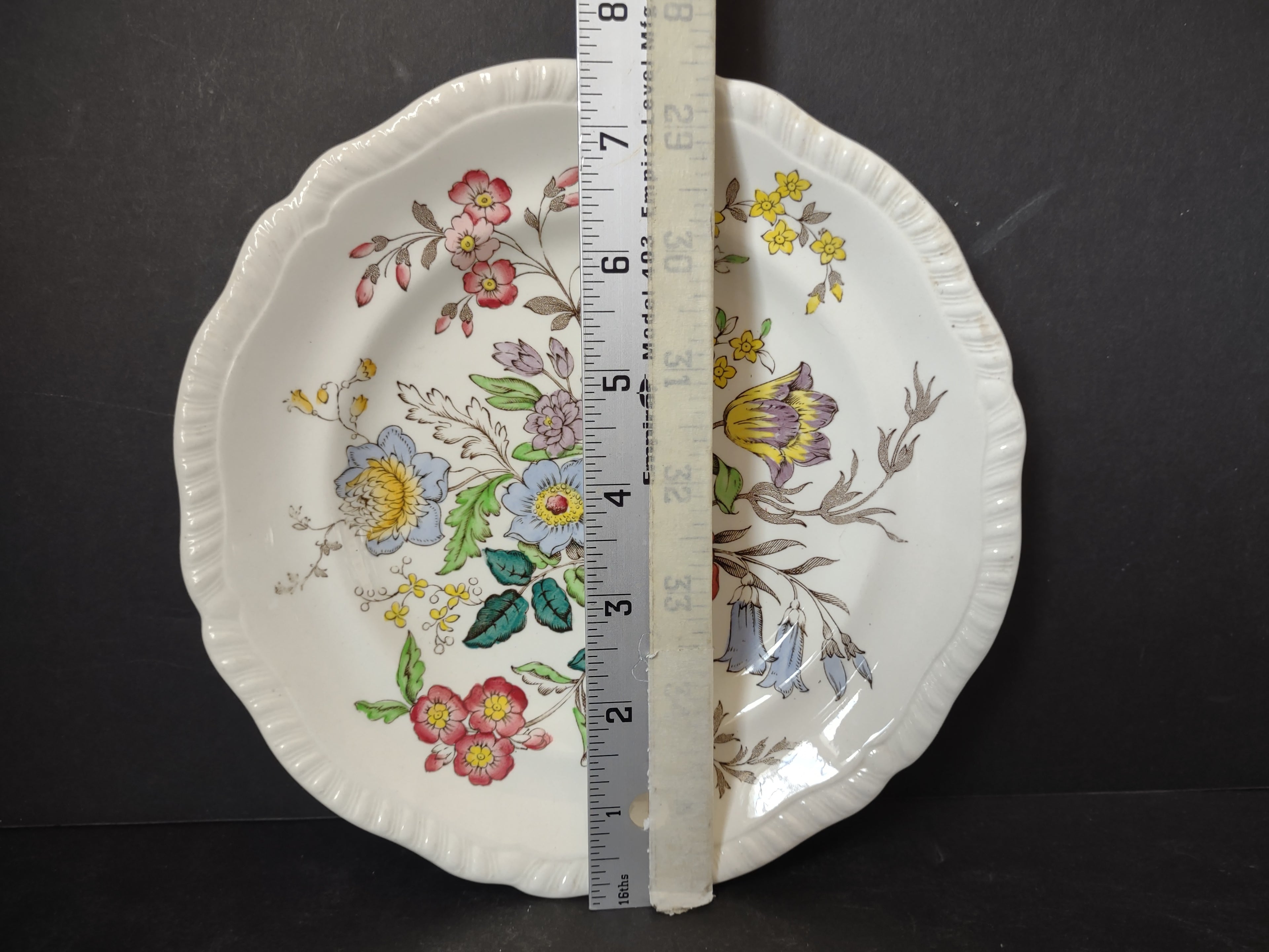 Vintage Spode English Countryside Romney Plate Ironstone (lot 5777)