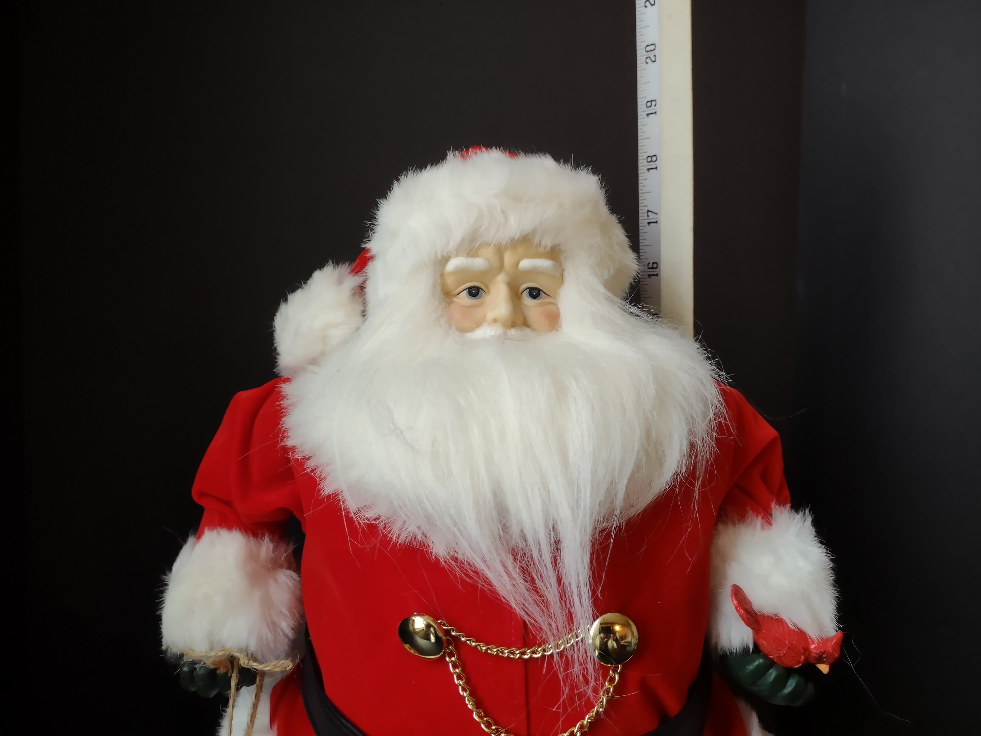 Christmas House of Lloyd all American Santa Claus 18" (lot1375)