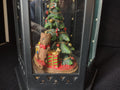 Vintage Christmas Light Up Lantern Tree Bear Battery Operated (lot 2414)