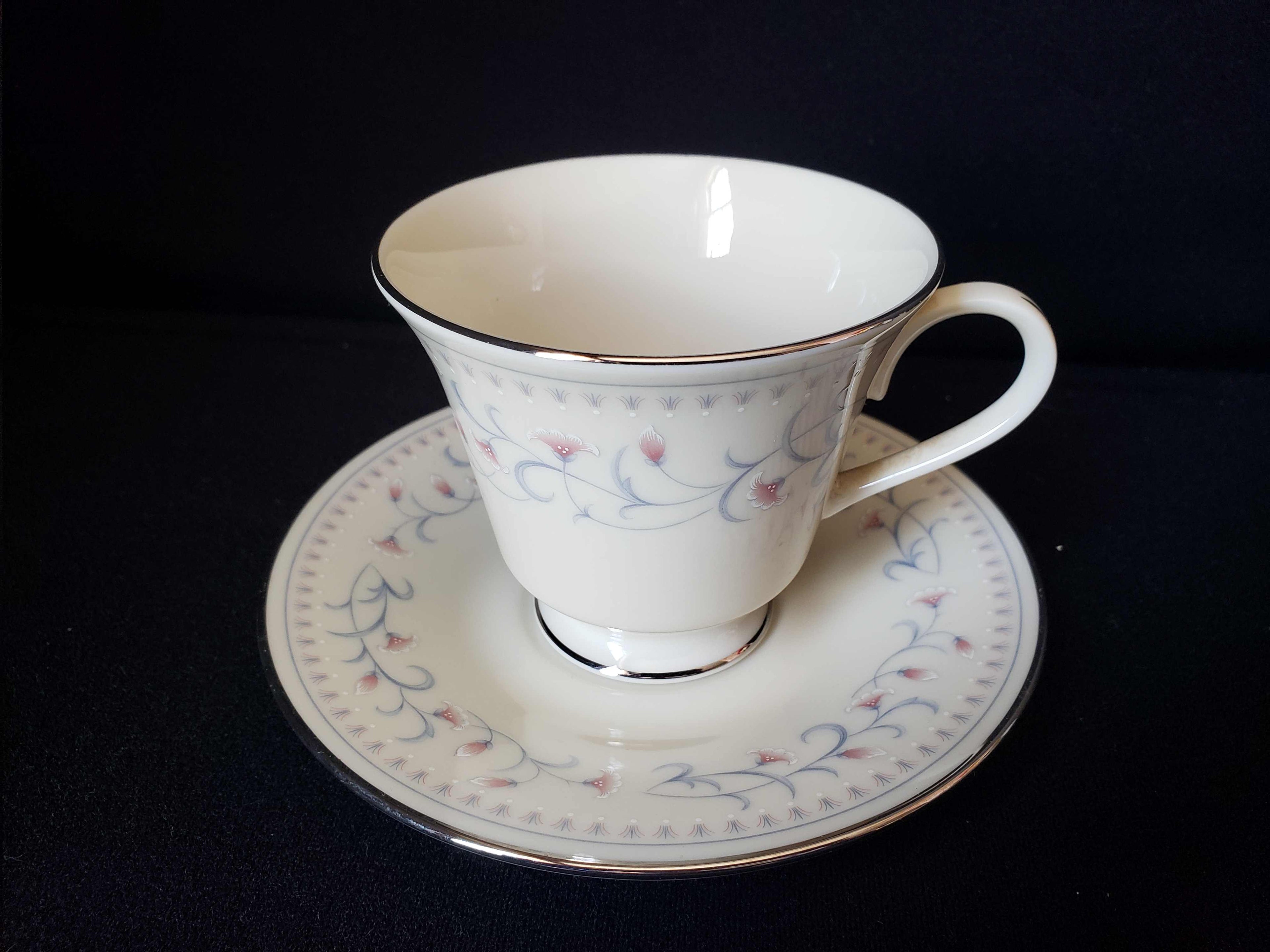 Vintage Lenox Hadley Tea Cup with Saucer (lot 1940)