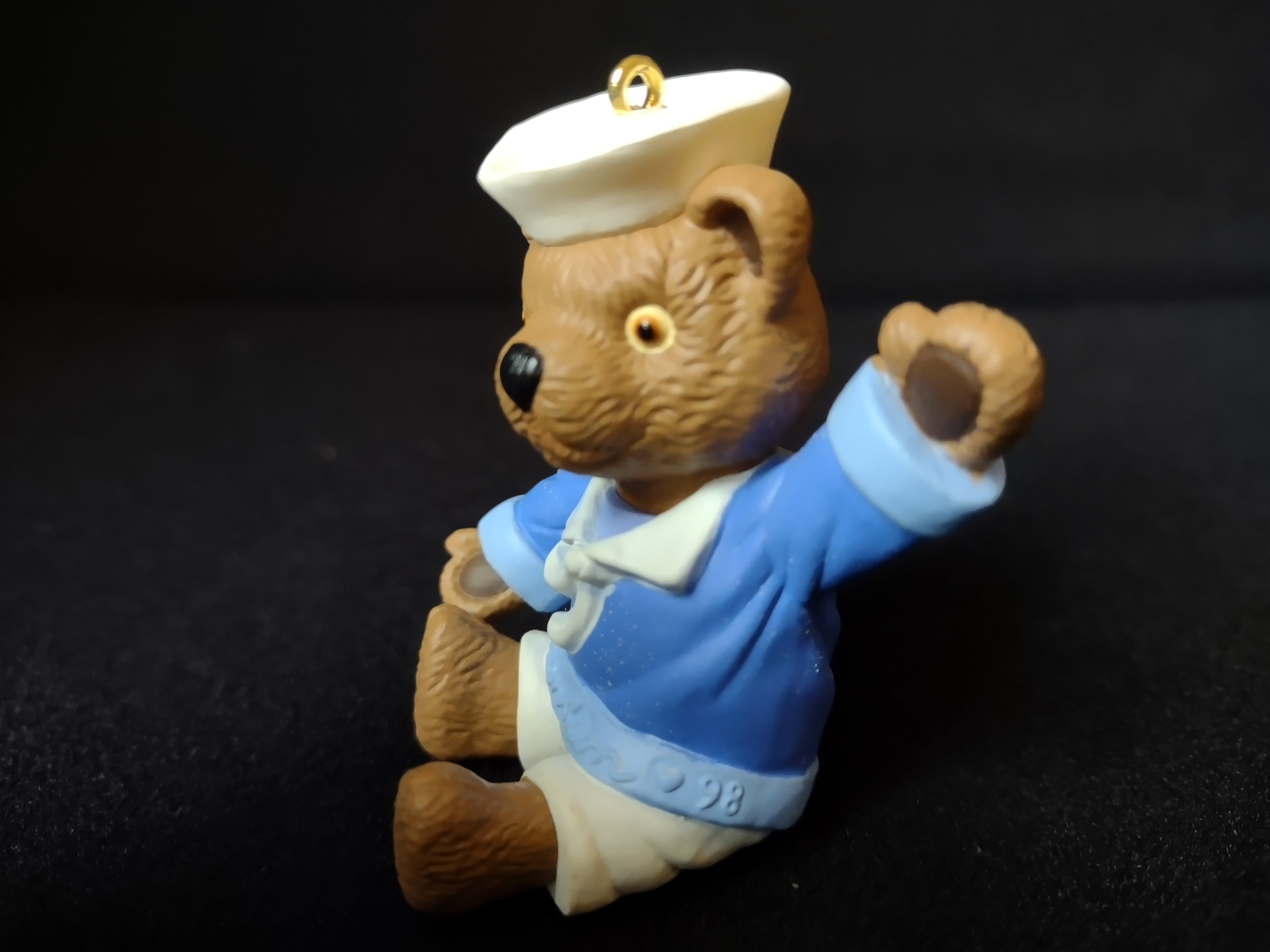 Vintage Hallmark Keepsake Ornament 1998 Grandson Teddy Bear (lot 1604)