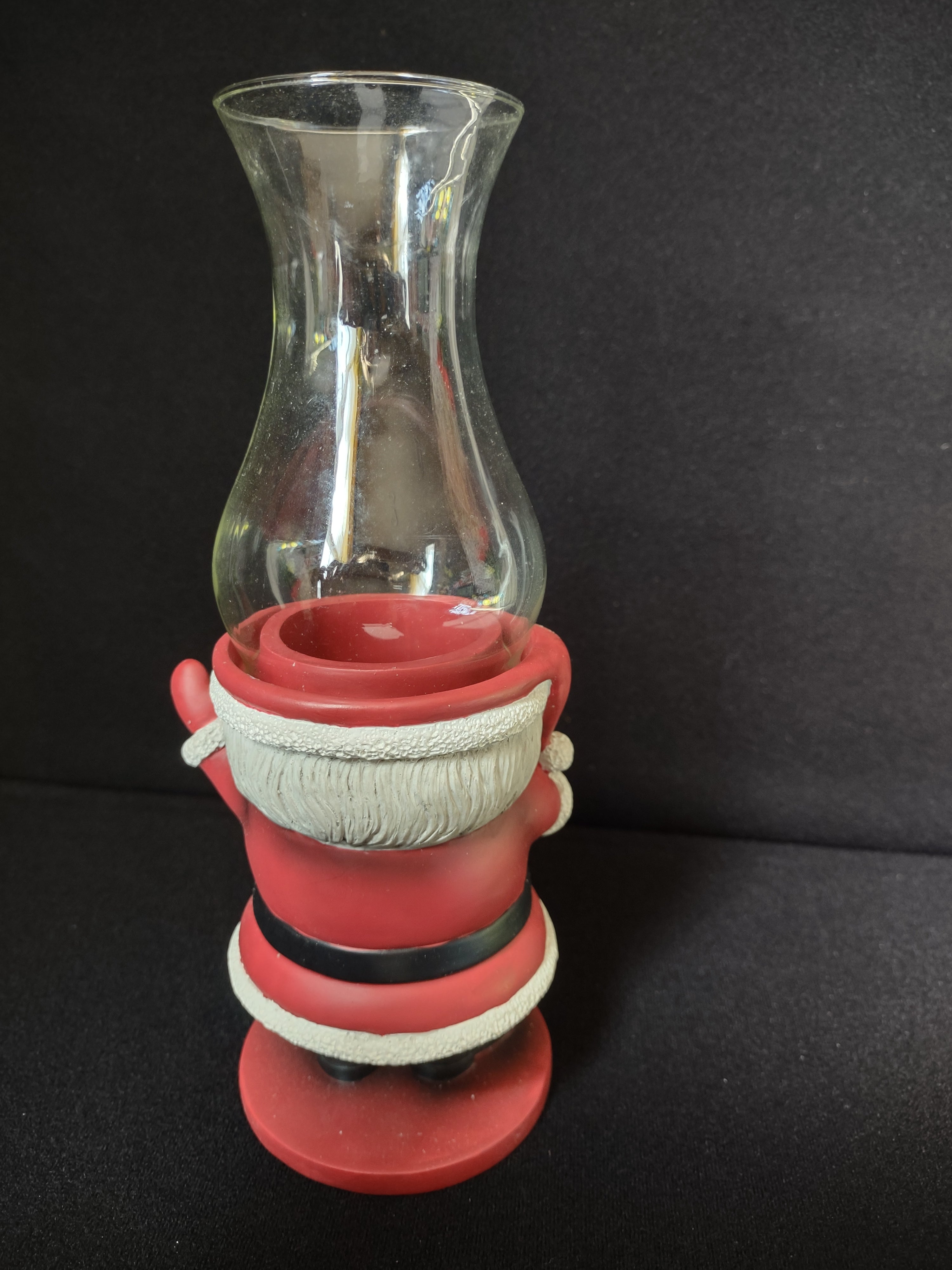 Christmas Mini Santa Tabletop Liquid Candle - NOT INCLUDED Lamp (lot 1517)