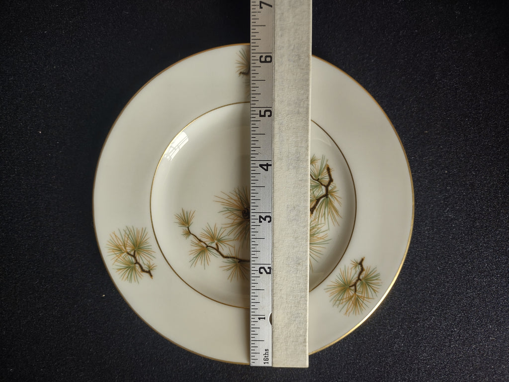 Vintage Lenox Pine W-331 Dessert or Bread Plate 6-1/4" (lot 1866)