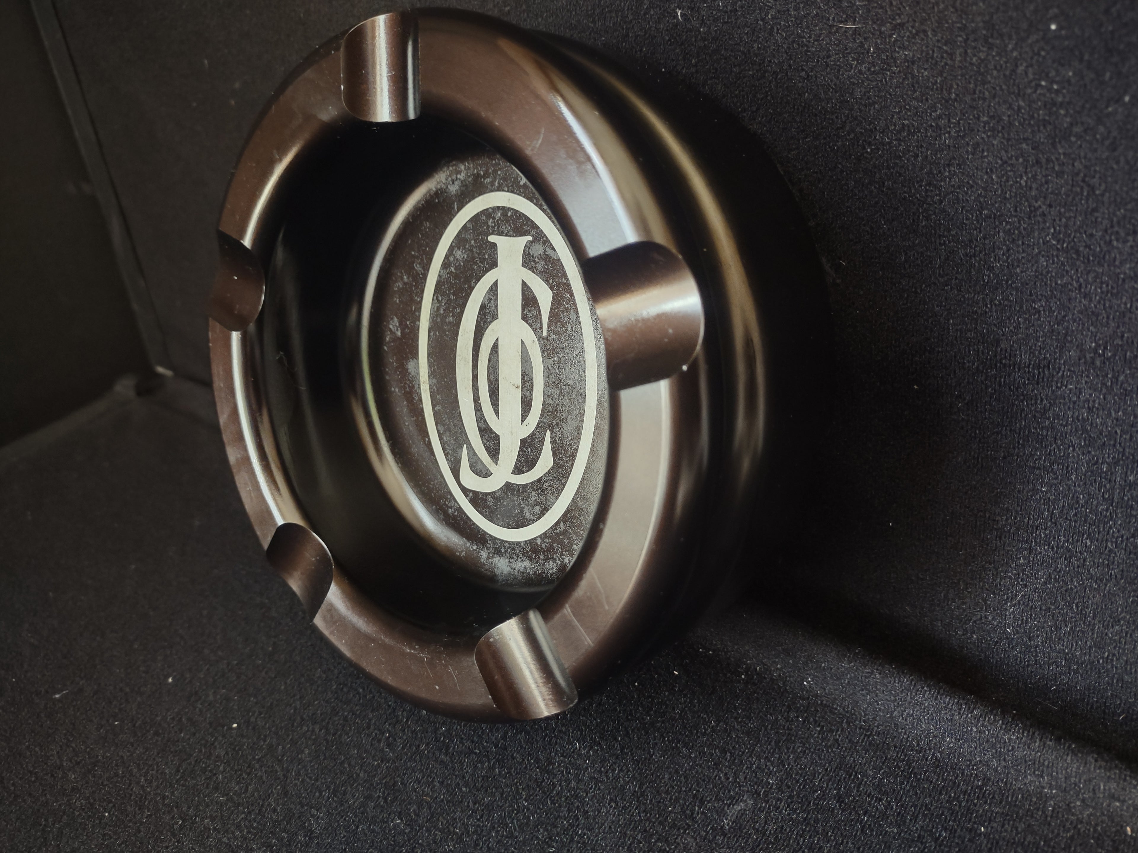 Vintage Gramm Works Ashtray Monogrammed (lot 2603c)
