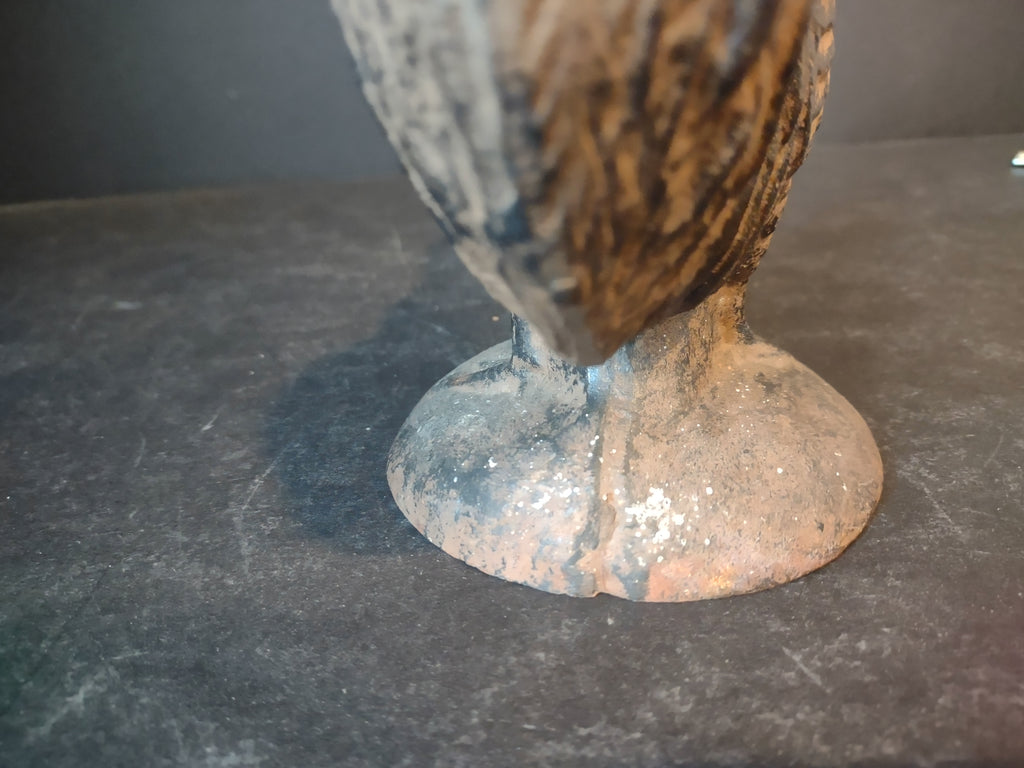 Vintage Cast iron Rooster Candle Holder (lot 2460)