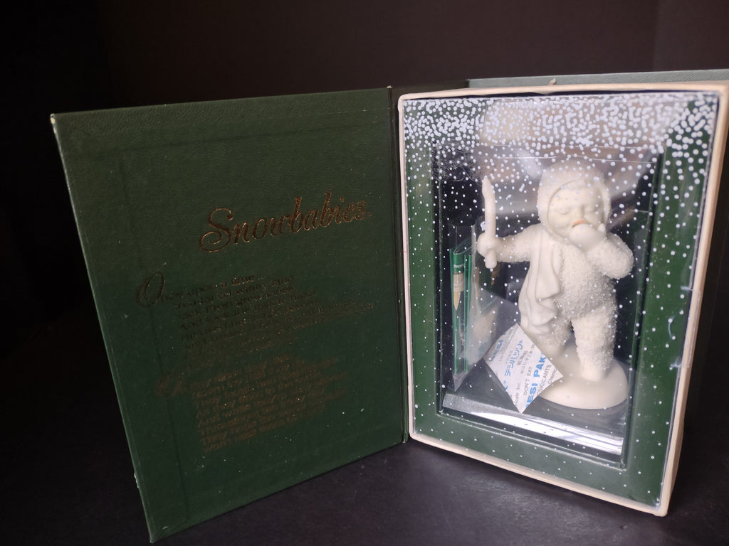 Vintage Christmas Snowbabies Winter Tales "I am so sleepy" (lot 1445)