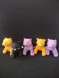 Vintage Gantz Plush 5 Spooky Sparkle Cats 2 of them work (Lot 3487)