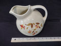 Vintage Hall's Superior Autumn JewelTea Leaf Ball Pitcher Ice Lip (lot 2878)