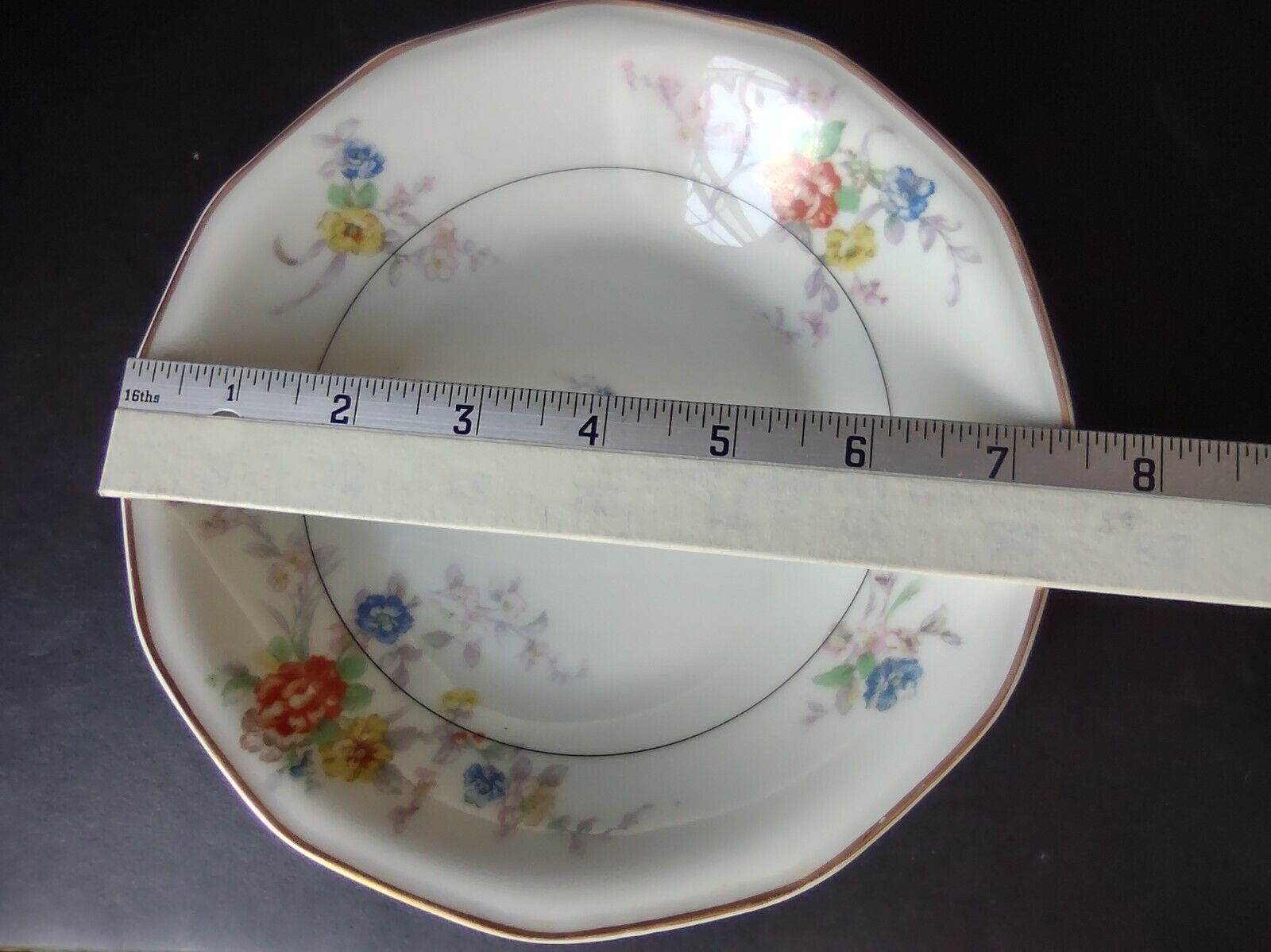 Haviland Limoges White Jewel 8 x Cream Soup Bowl Floral (lot 799')