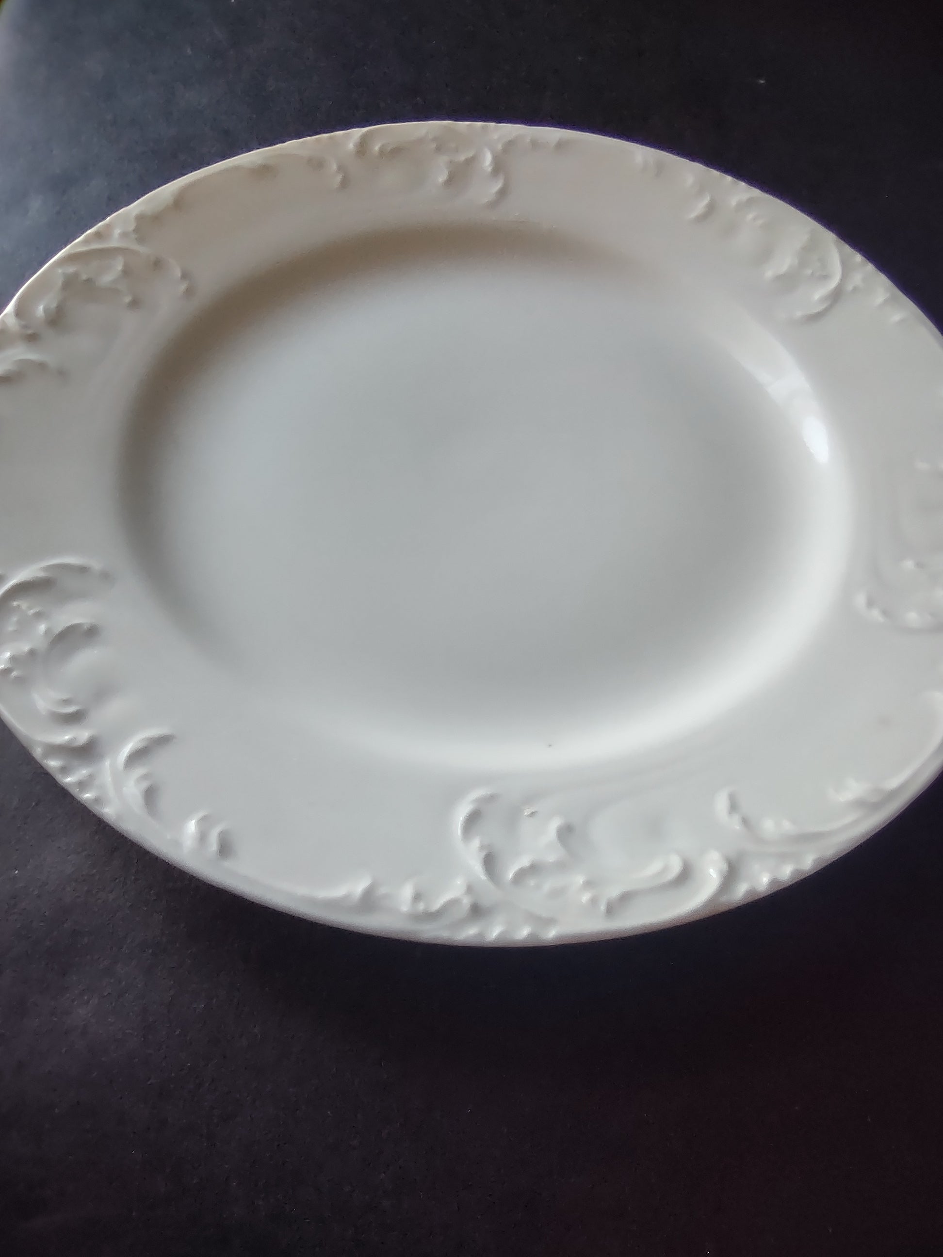 Haviland French Chic Limoges Bread/Butter Plate Plain White (lot 1048)