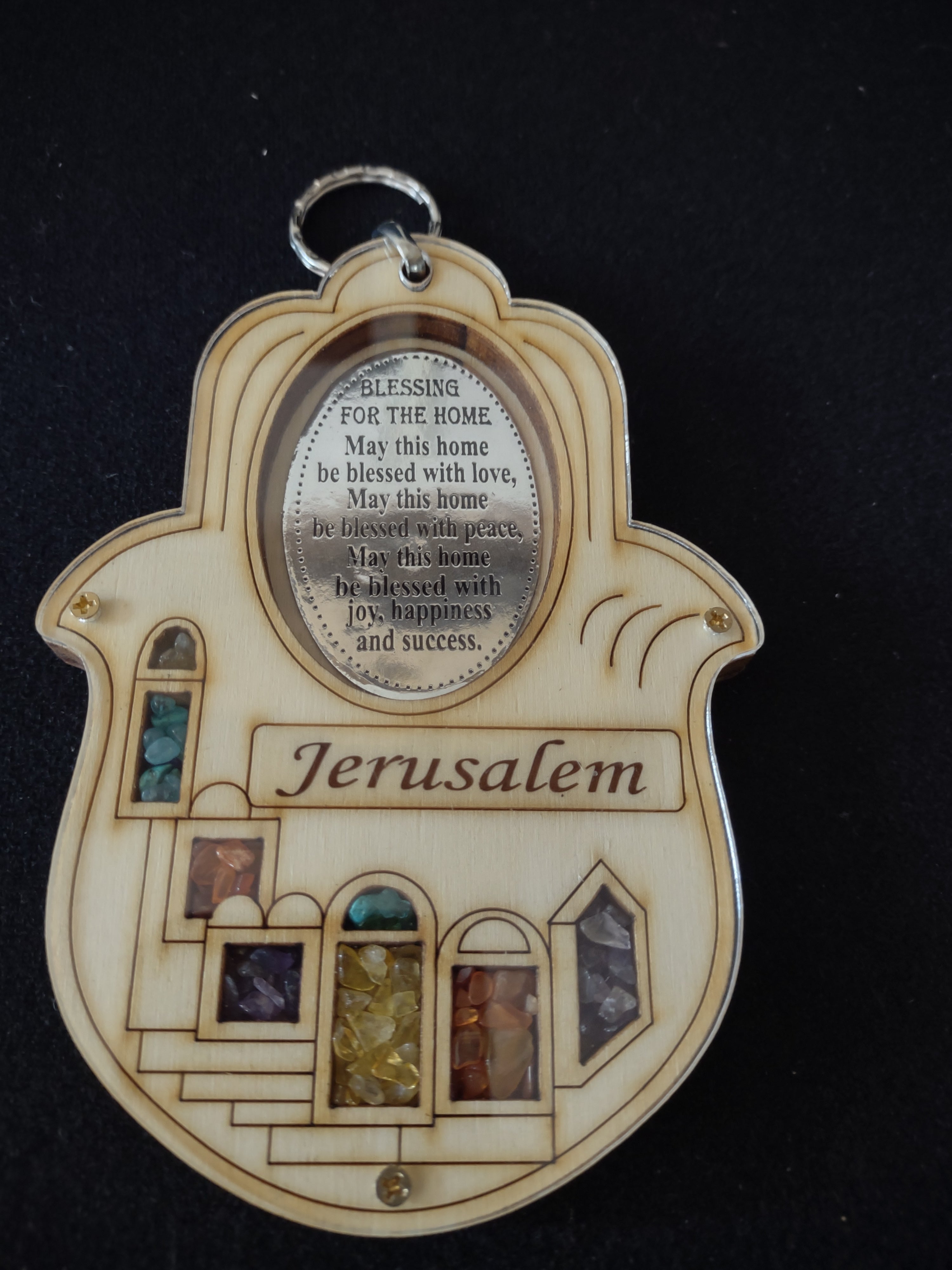 Hamsa Hand Blessing For The Home Made In The Holy Land (Lot 3321)