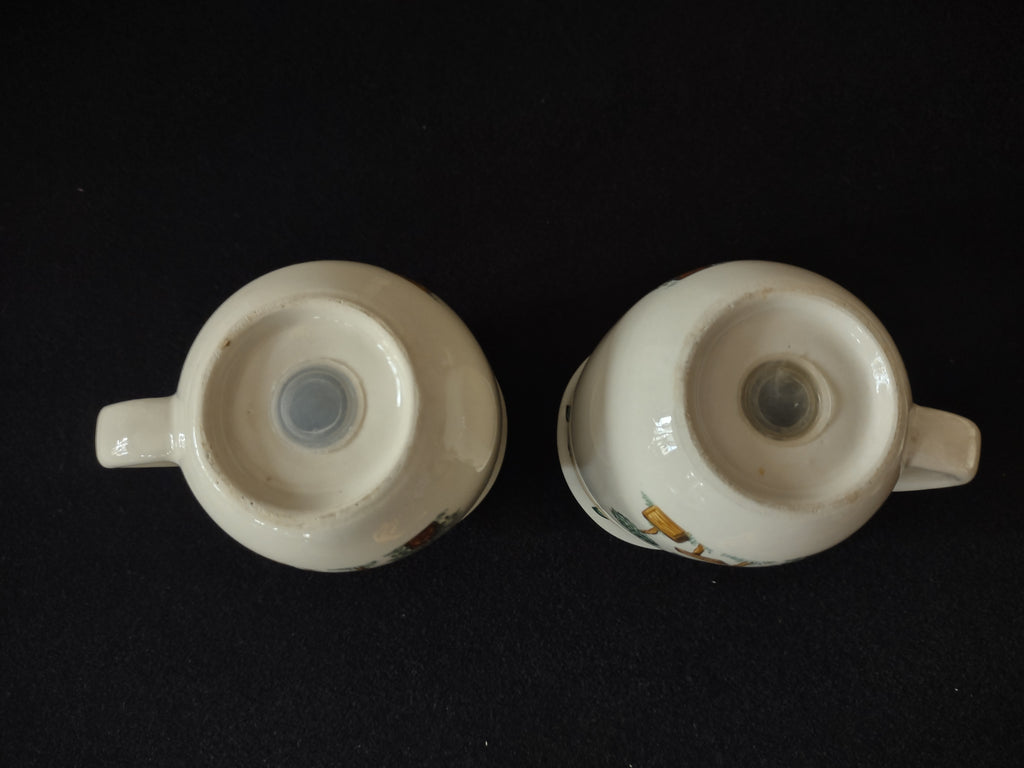 Vintage Thomson Pottery Birdhouse Salt Pepper Shakers (Lot 2913)