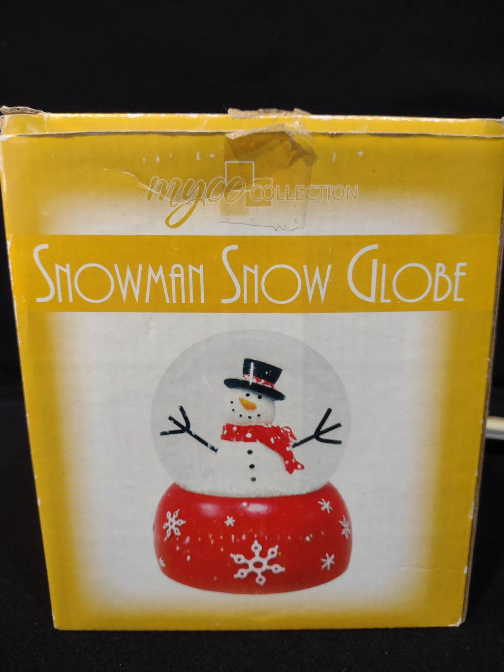 Christmas Musical Snowman Snow Globe (Lot 3043t)