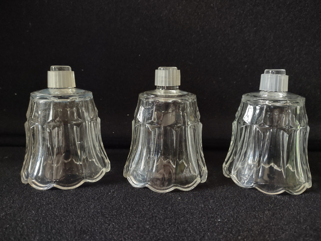 Vintage Homco Home Interiors Tulip Shape Votive Tea Candle Holder x 3 (lot 5403)