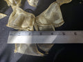 Lot of 27 Golden Ribbon Bows Christmas (lot 1702)
