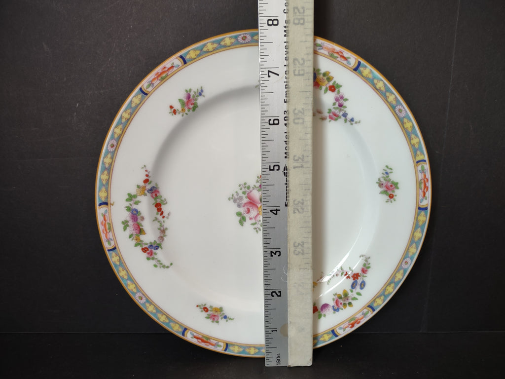 Vintage Minton Rose Yellow Trim Salad Plate x 4 Bone China England (lot 5483)