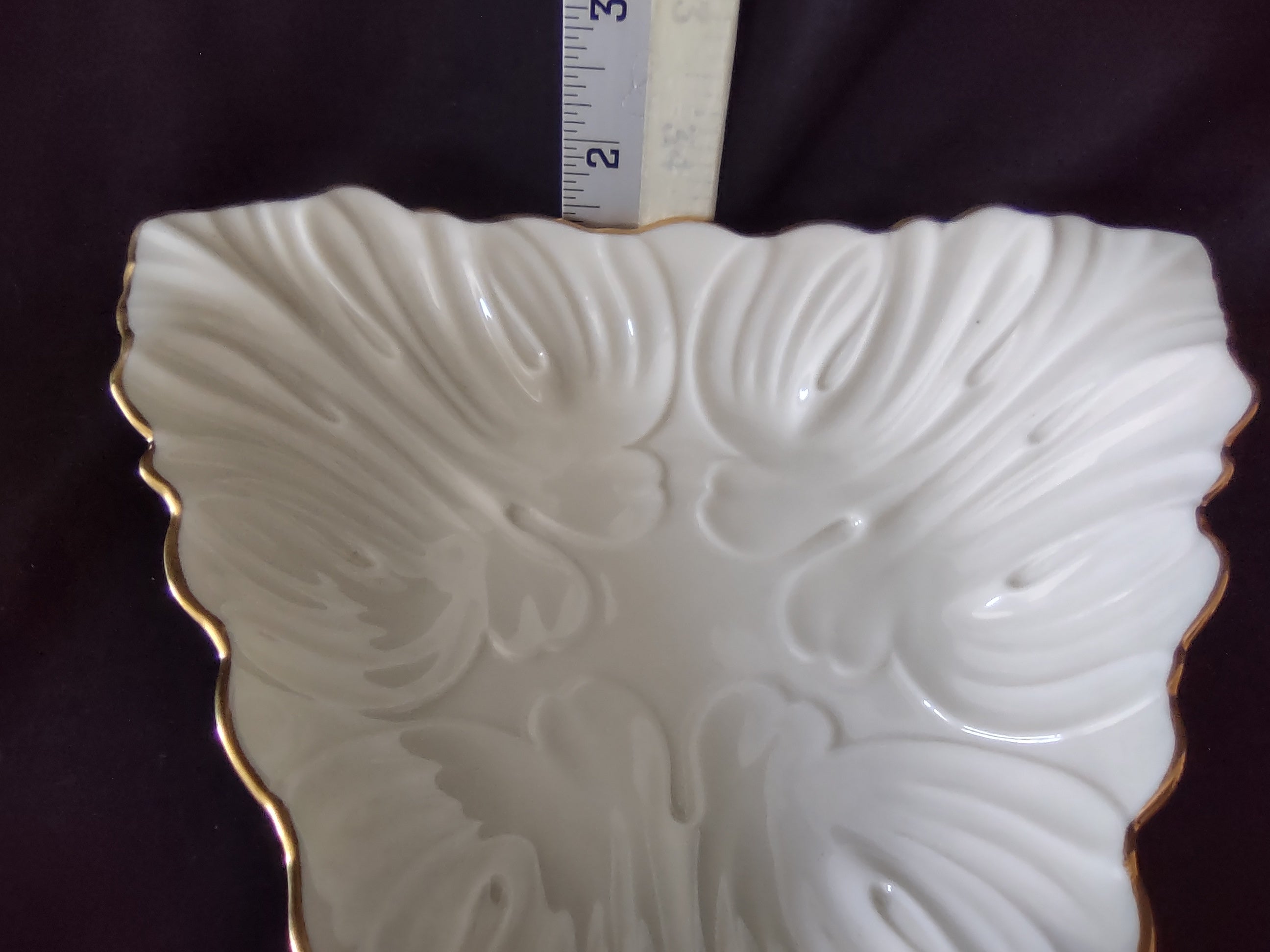 Vintage Lenox Serving Bowl Triangle (lot 1984)