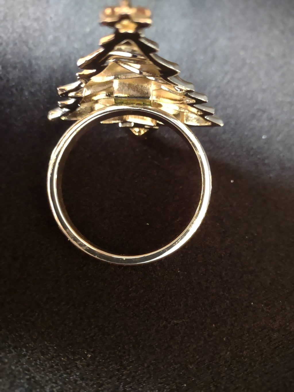 Christmas Tree Napkin Ring Holder Set of 4 (lot 1563)
