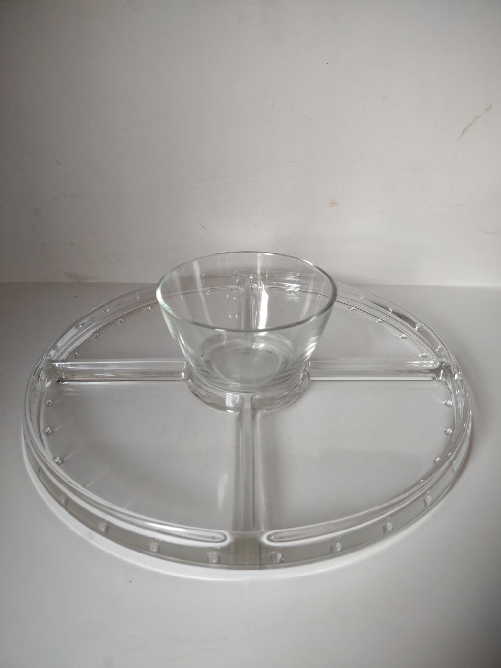 Luigi Bormioli Cake Platter Dome Cover Chip n' Dip Punch Bowl (lot 3026t)