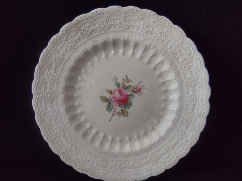 Vintage Spode Jewel Billingsley Rose Small Plate Brown Stamp Ironstone (lot5834)