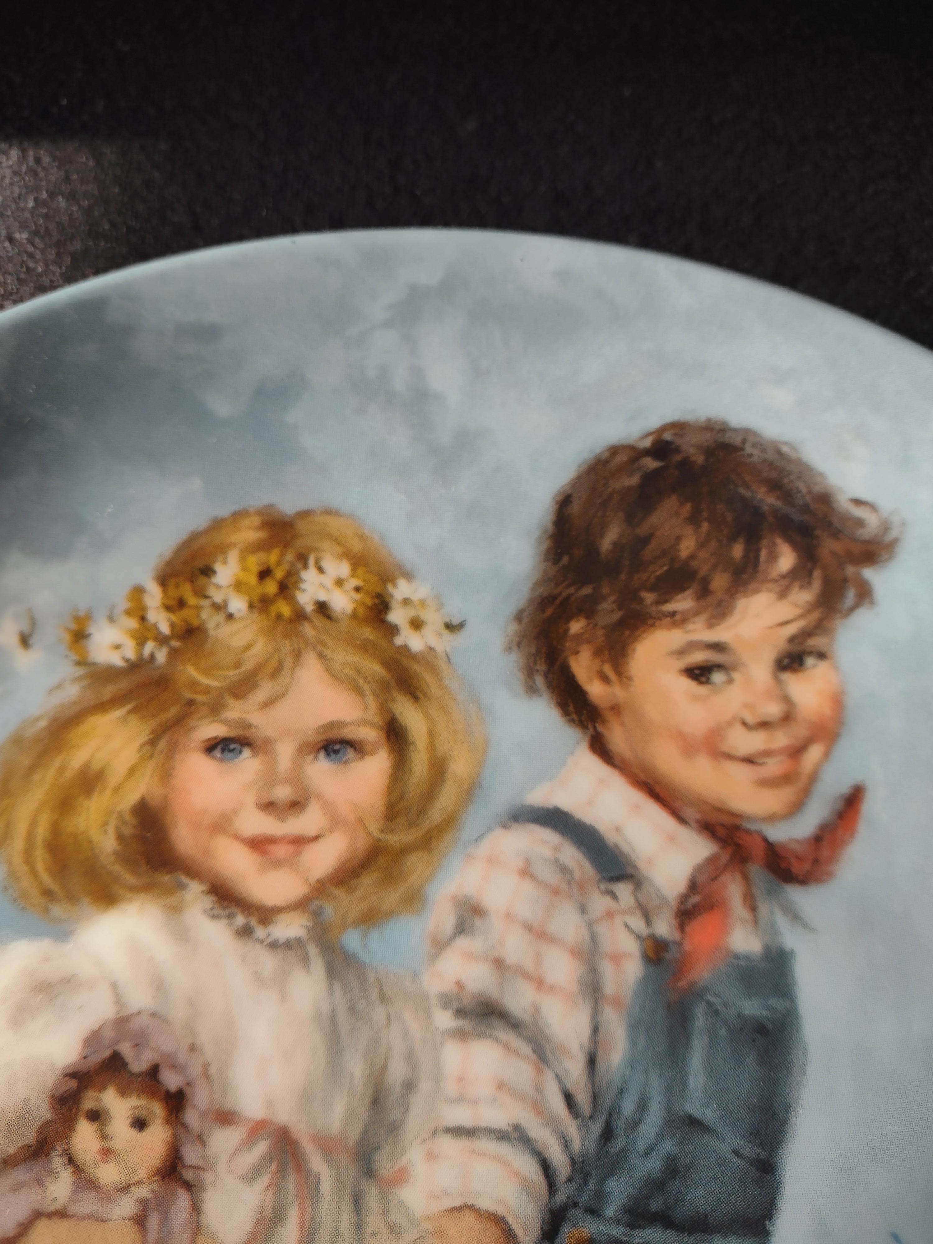 Vintage Mother Goose Collector Plate 8th Issue Jack And Jill (Lot 5116)