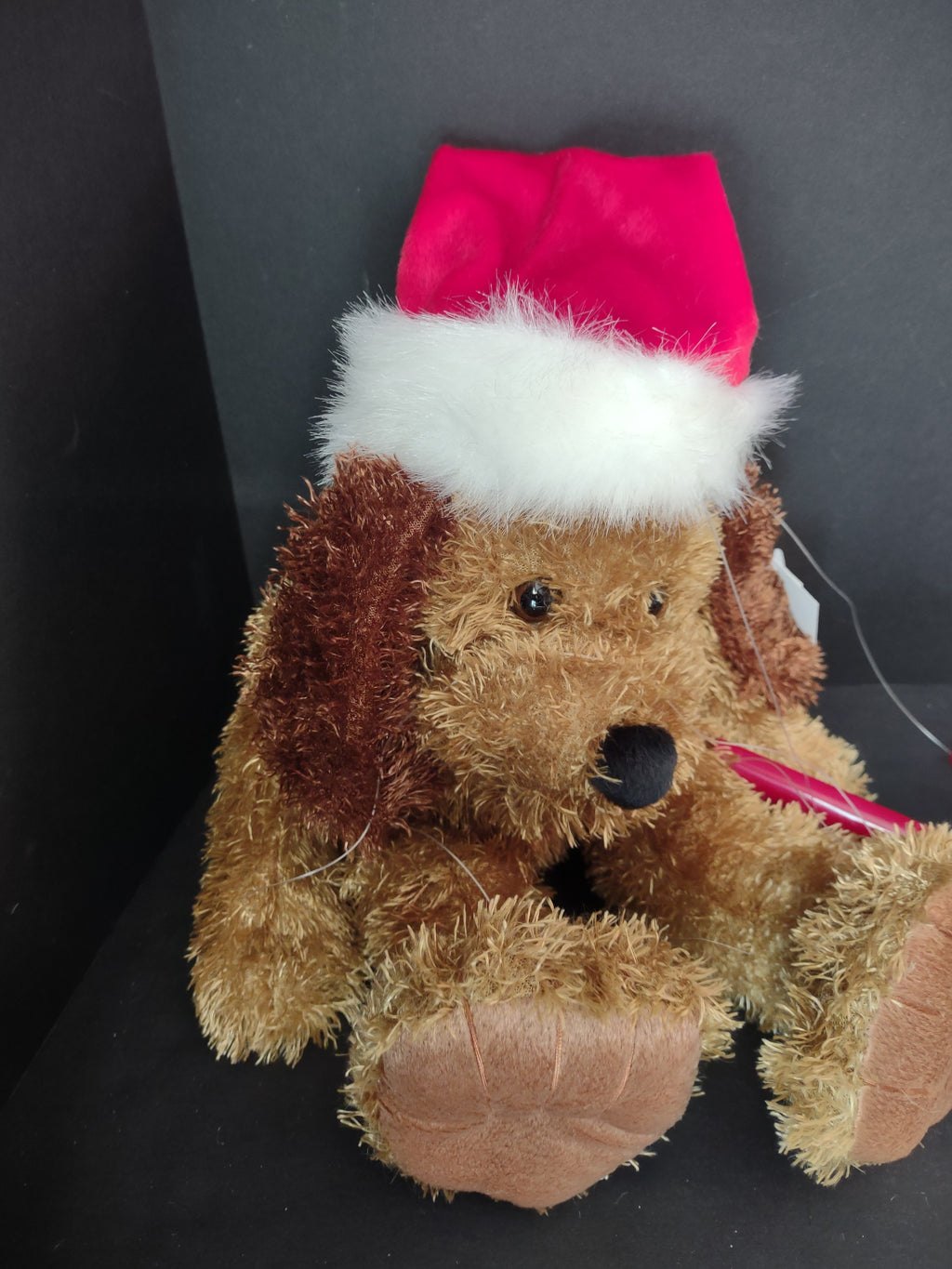 Christmas Musical Puppet Santa Dog (lot 1413)