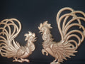 Vintage Metal Wall Rooster Primitive Farm Cottage (lot 1769)