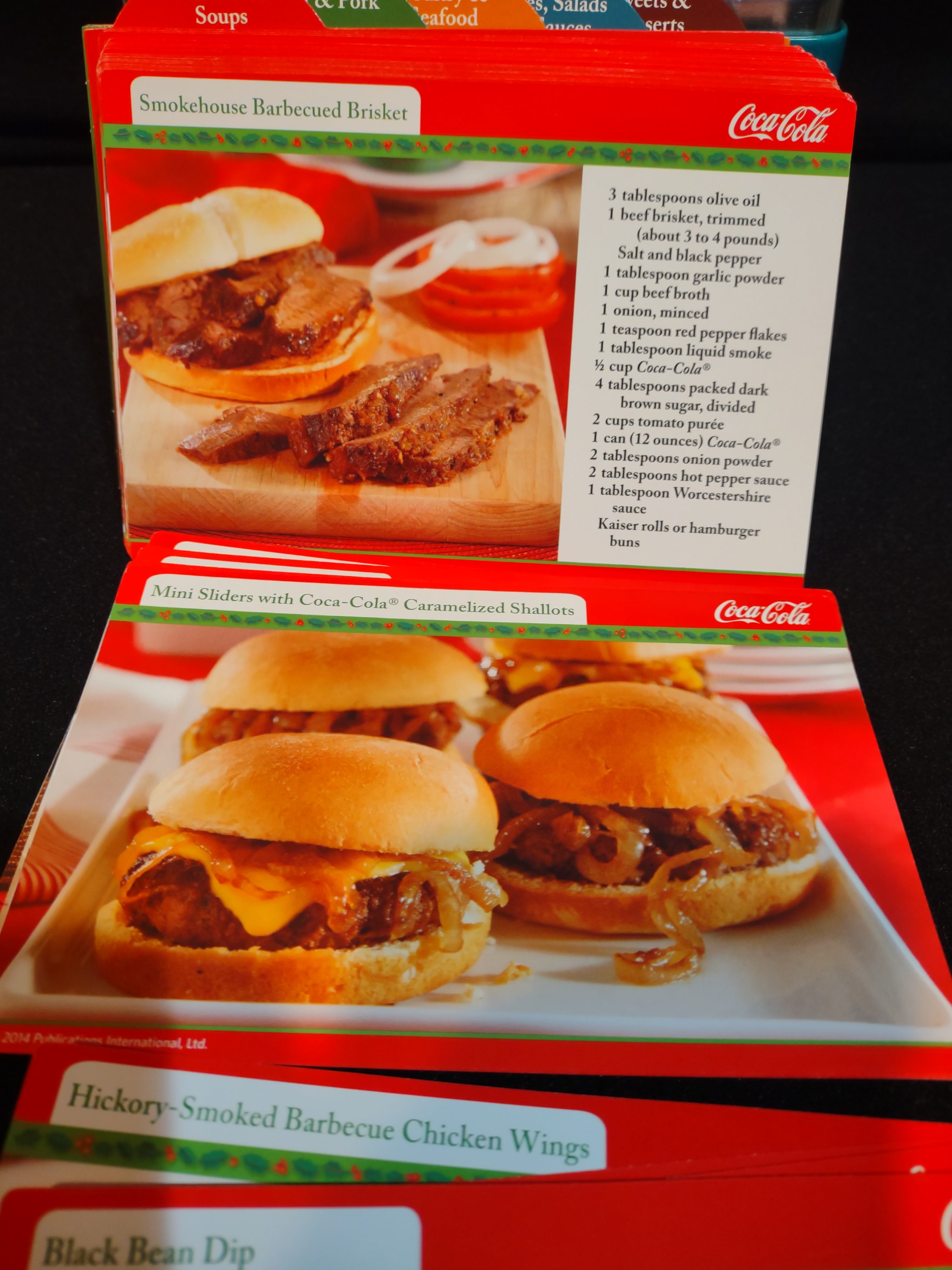 Vintage Cooking with Coca-Cola Recipe Box with Recipes (lot 5418)