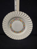 Vintage Royal Doulton Evesham Lunch Plate Bone China Floral Scalloped (lot5498)
