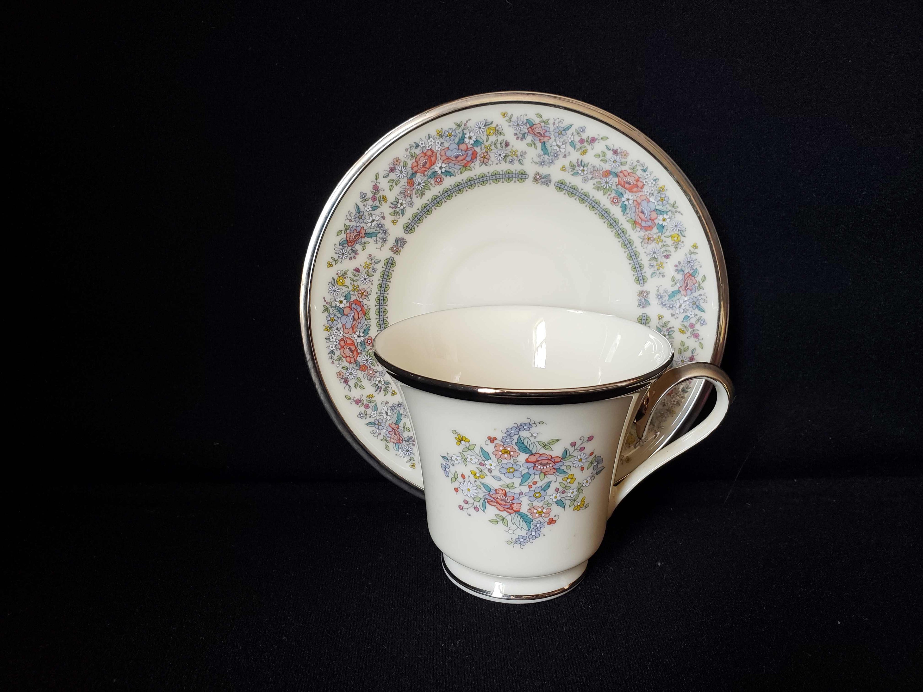 Vintage Lenox Ascot Tea Cup with Saucer (lot 1920)