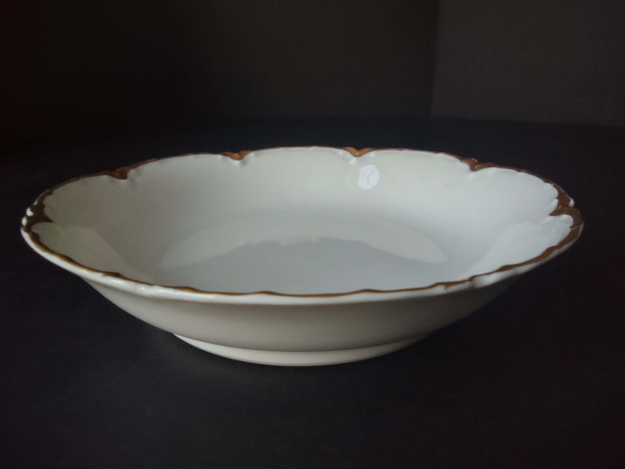Haviland France Limoges Small Bowl 5" Gold Trim (lot 1007)