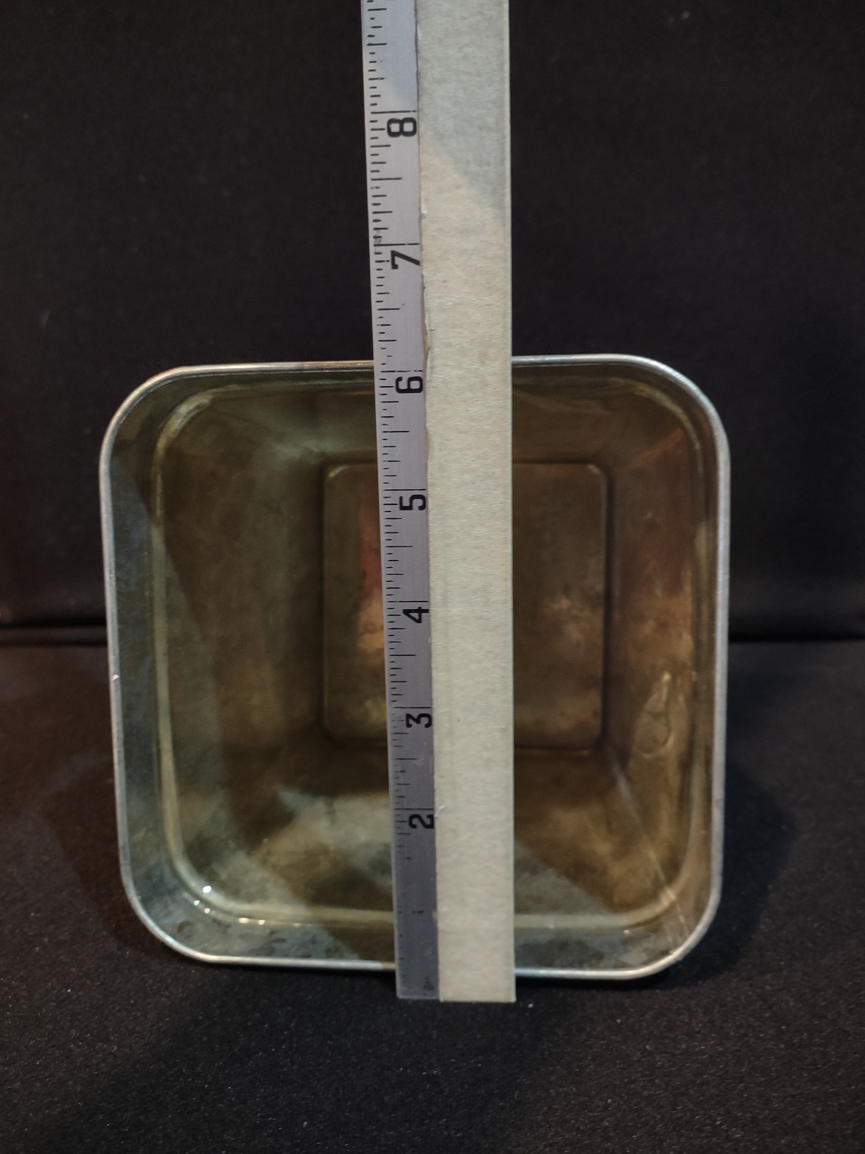Vintage Coca-Cola Tin Planter 6" x 6" (lot 5419)