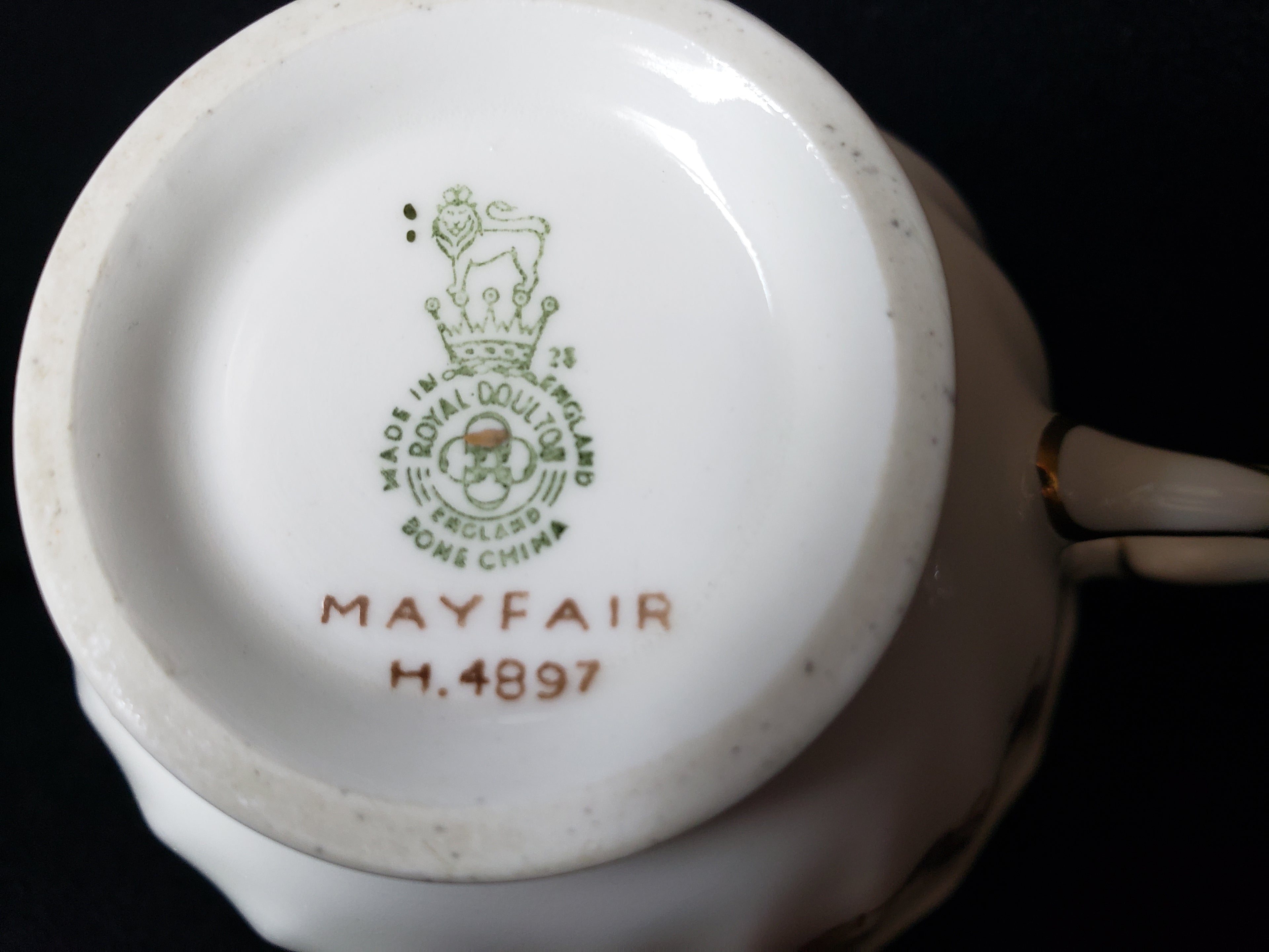 Vintage Royal Doulton Mayfair Tea Cup ONLY (lot 2103)