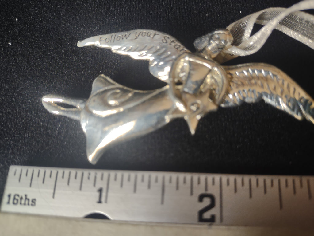 Serenity Mini Christmas Ornament Pin Follow Your Star Angel (lot 1620)
