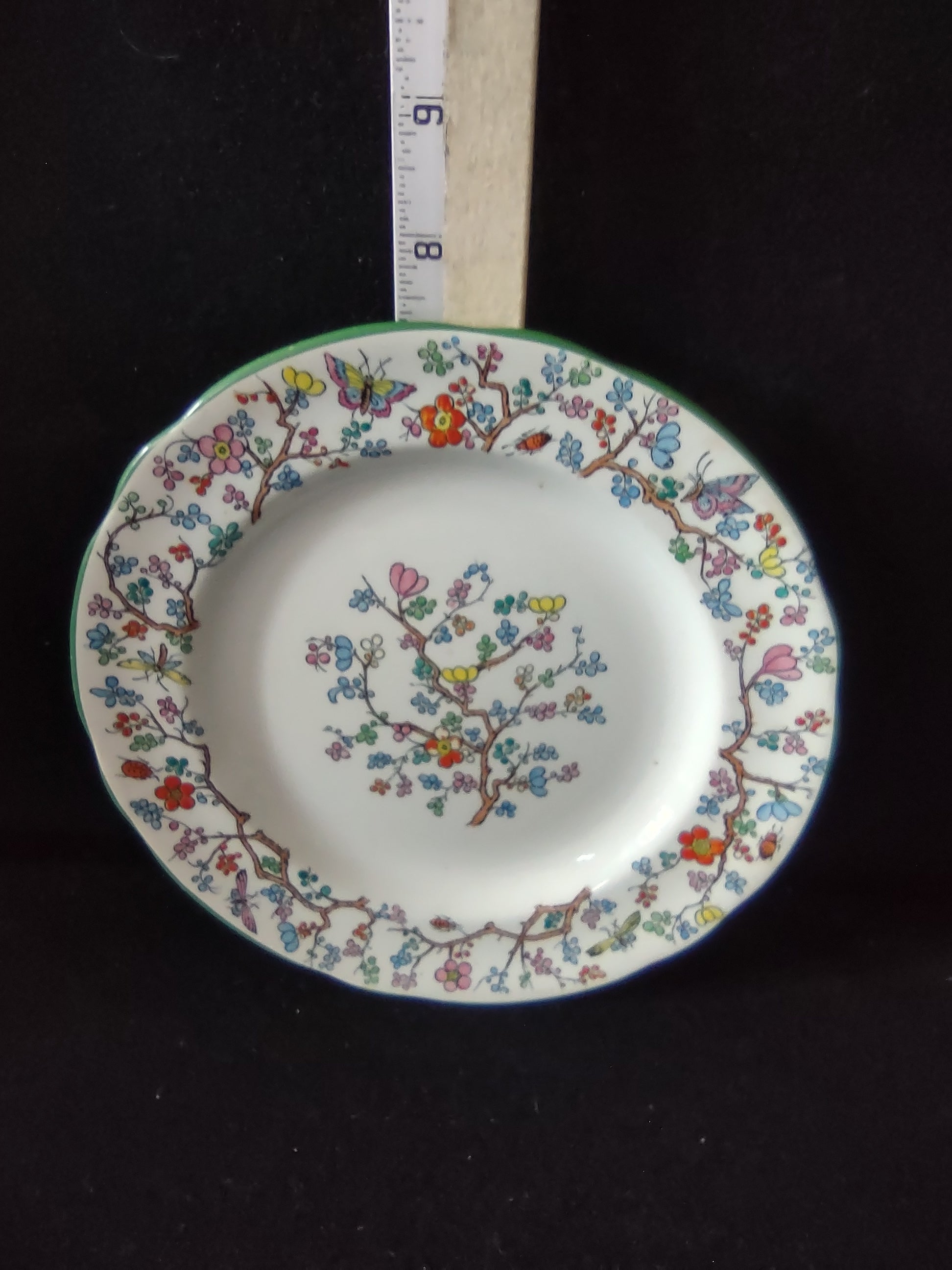Vintage Copeland Late Spode Dessert Plate Shanghai Floral Bone China (Lot 5813)