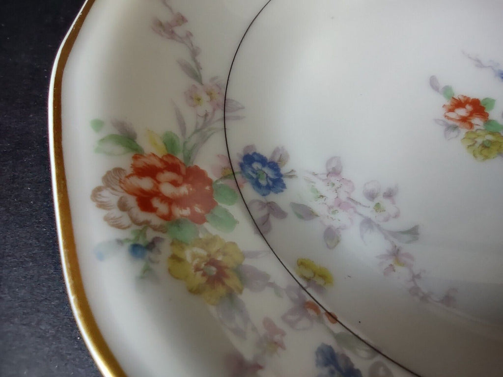 Haviland Limoges White Jewel 8 x Cream Soup Bowl Floral (lot 799')