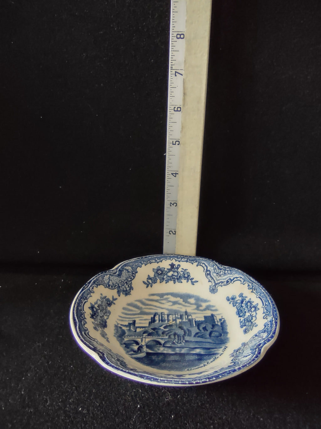 Vintage Johnson Brothers Fruit Dessert Bowl Old Britain Castles Blue (Lot 5594)