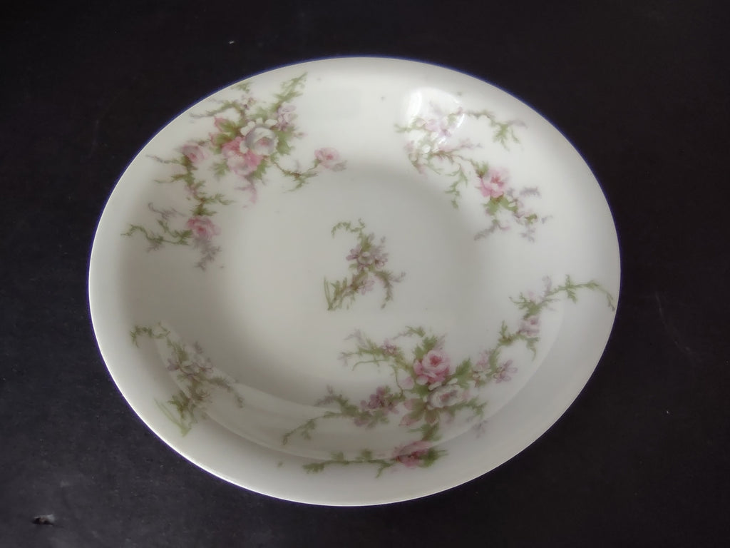 Haviland Limoges 7 x Small Bowl 5-1/2" Pink White Cabbage Rose Moss (lot 907)