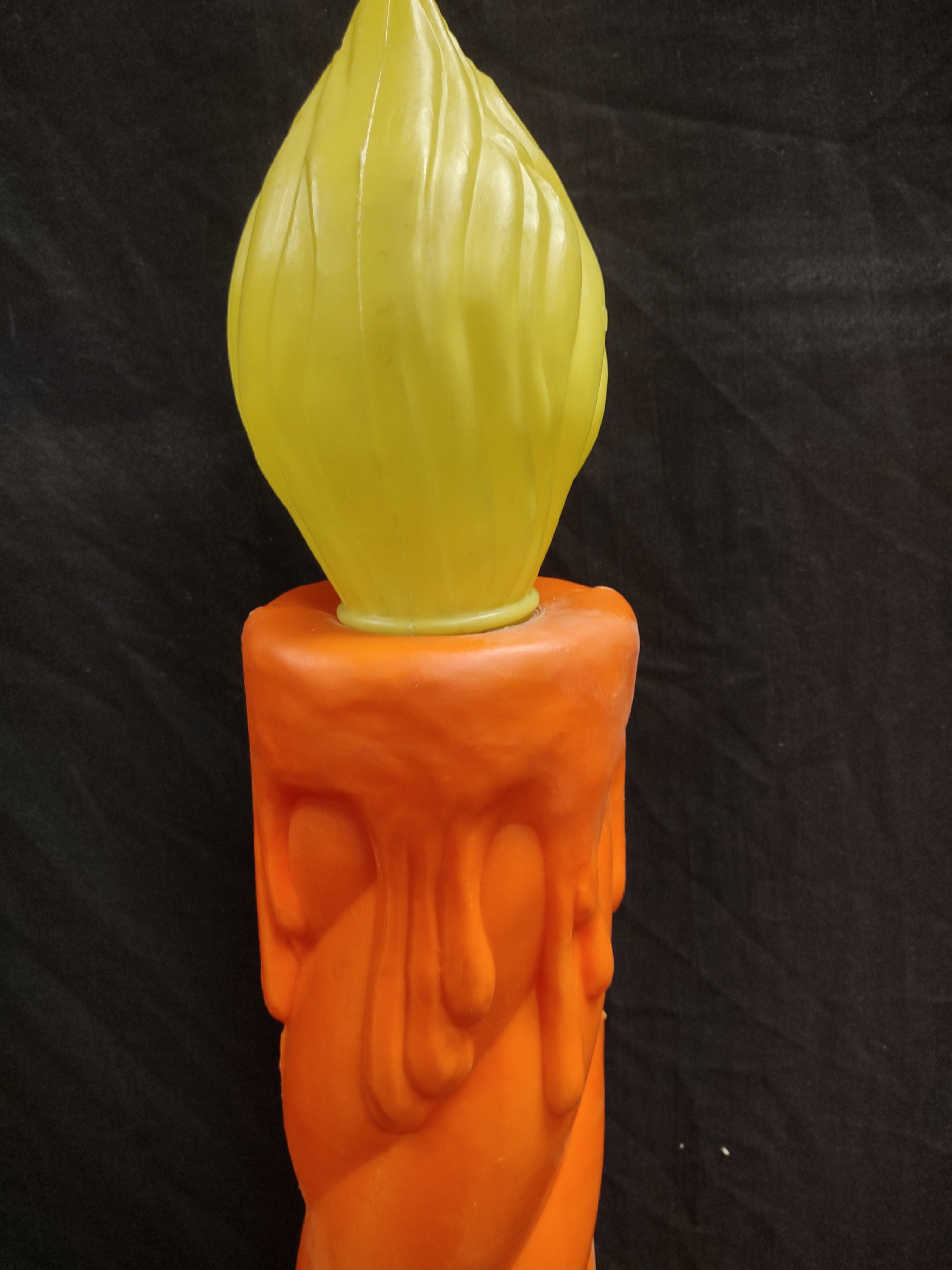 Vintage Christmas Blow Mold Candle 35"(lot 2335)