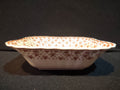 Vintage Spode Fleur-De-Lis Serving Bowl Brown Countryside Ironstone (lot 5755)