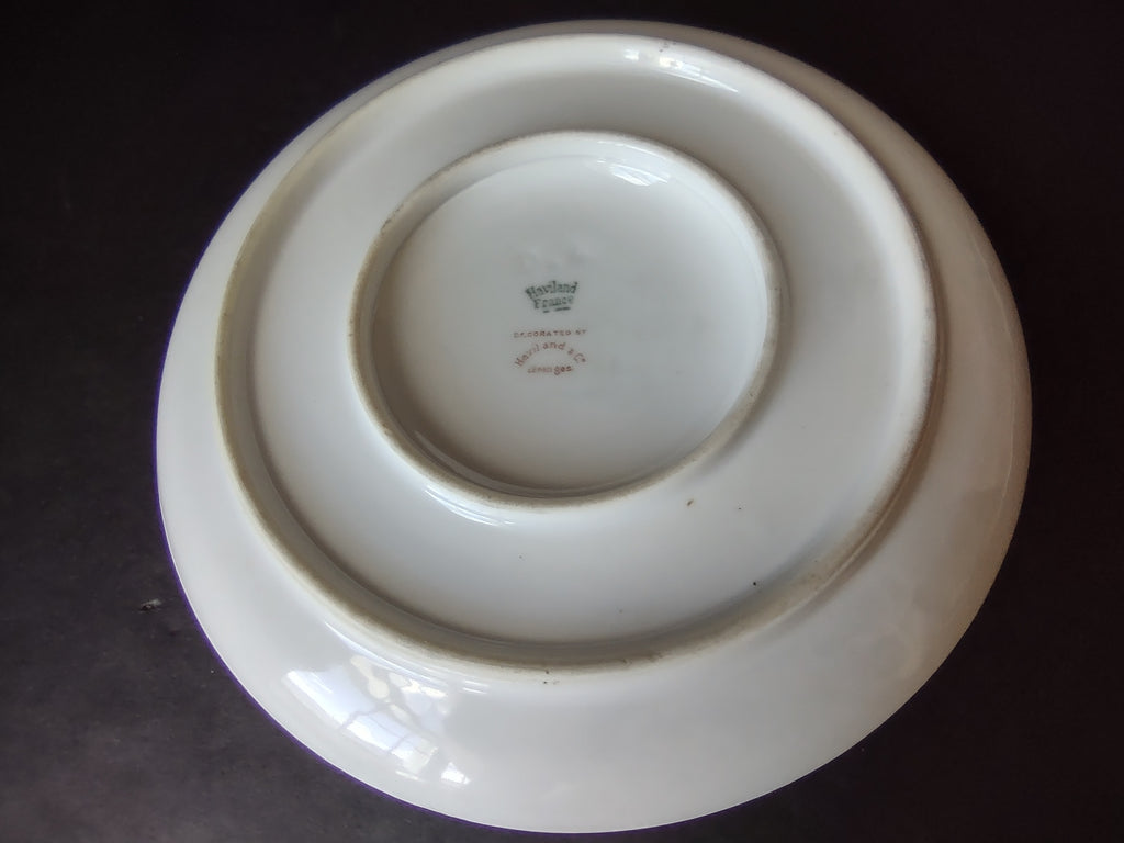 Haviland Limoges Eugenie Sauce Bowl Yellow Laurel Swag Ribbon (lot 941)