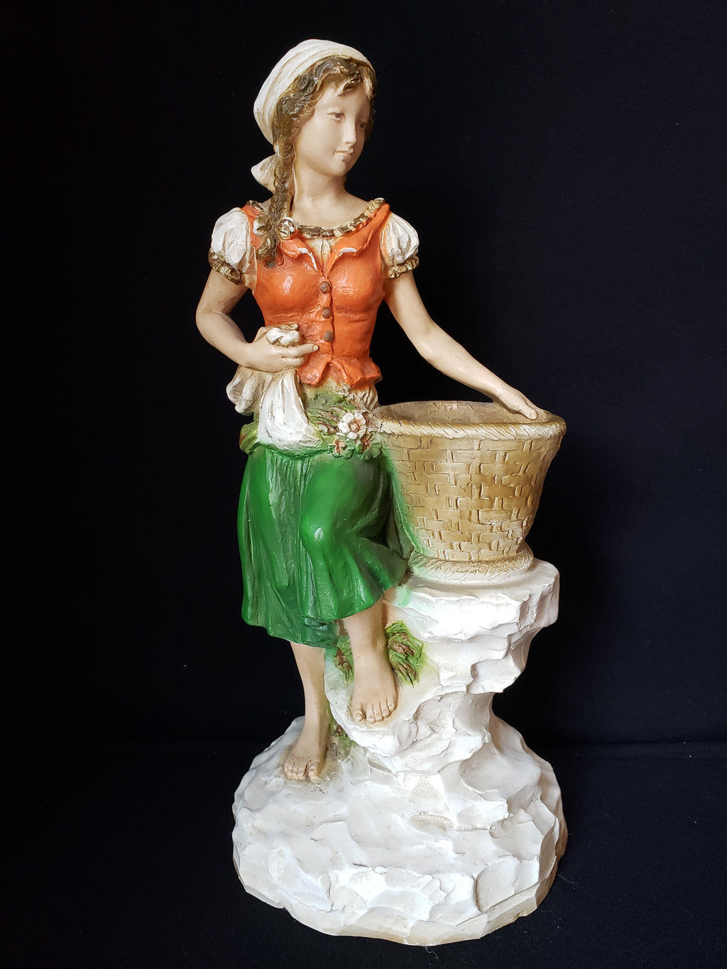 Universal Statuary Village Girl 14" (lot 2139)