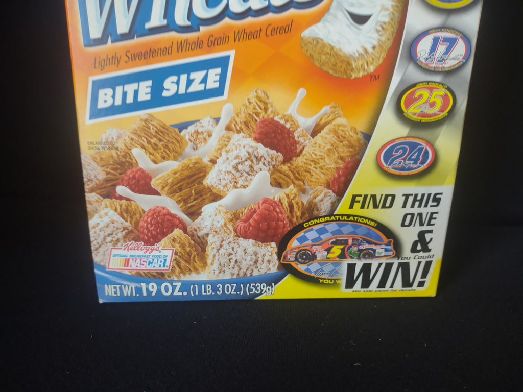 Vintage Collectible Kellog's Mini Wheats Box Terry Labonte Empty Box (lot 2172)