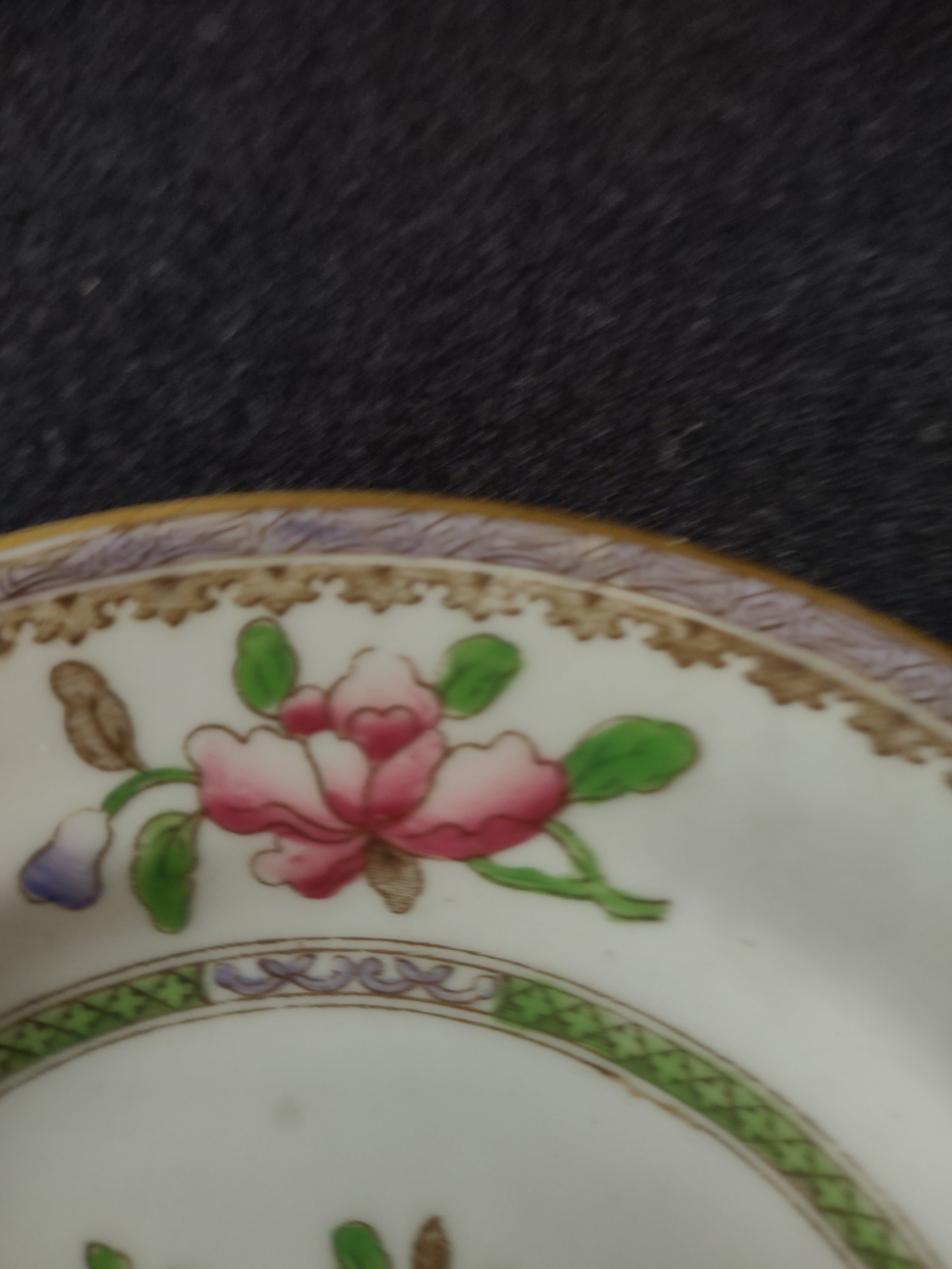 Vintage Copeland Spode Bread Butter Plate Old Bow Earthenware Set Of 3(Lot 5790)