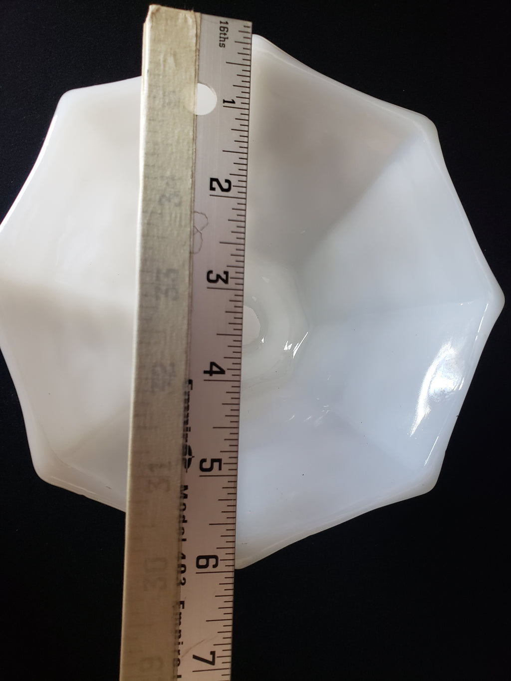 Vintage Milk Glass Candy Container Grape Design with Lid (lot 2219)